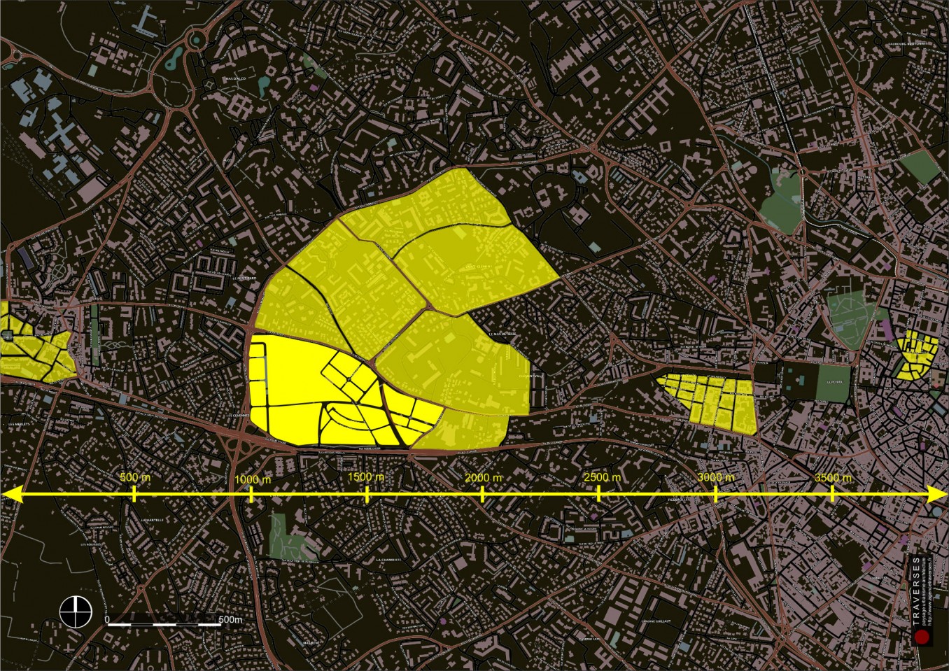 Traverses - diagnostic - étude de tailles d'îlots