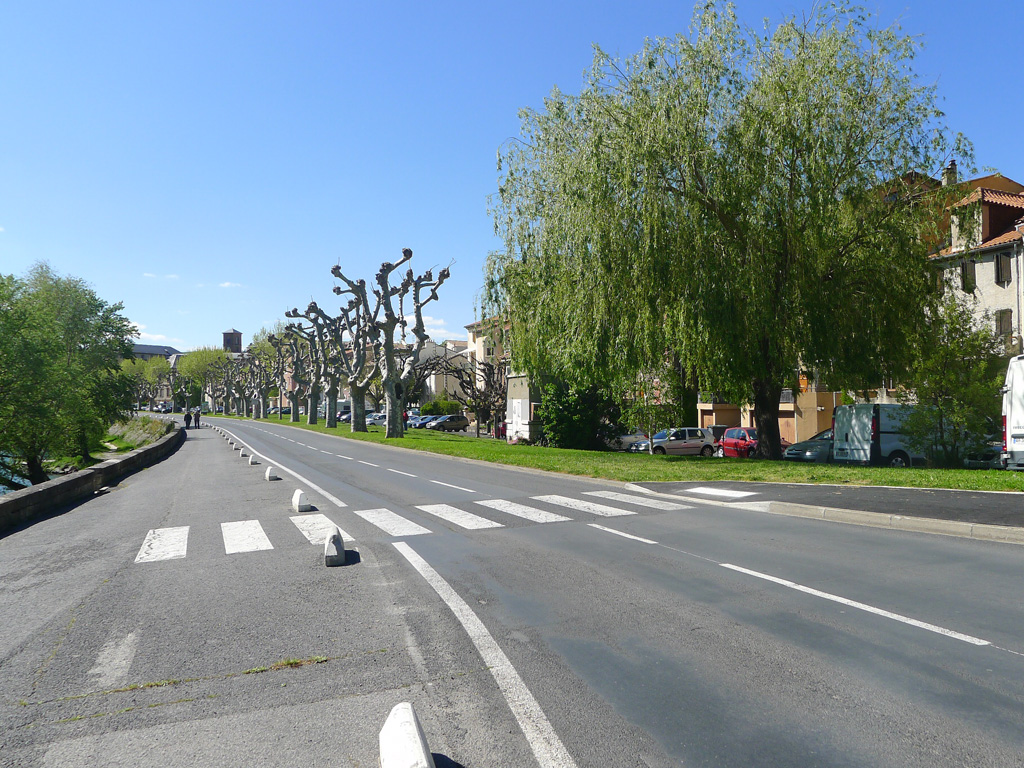 Traverses - Millau - promenade - existant avant travaux