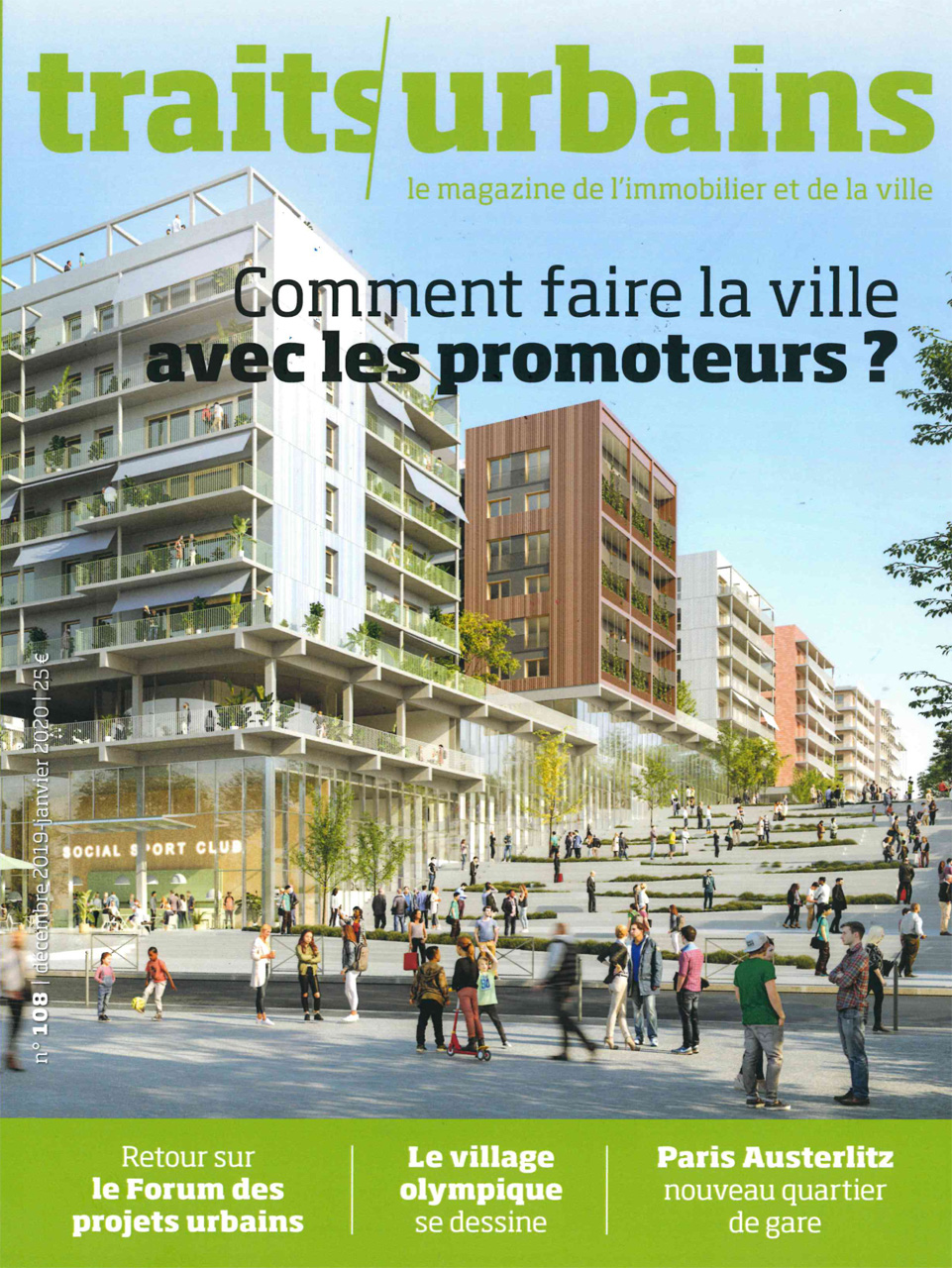 Traverses - Traits Urbains - Janvier 2020 - Couverture