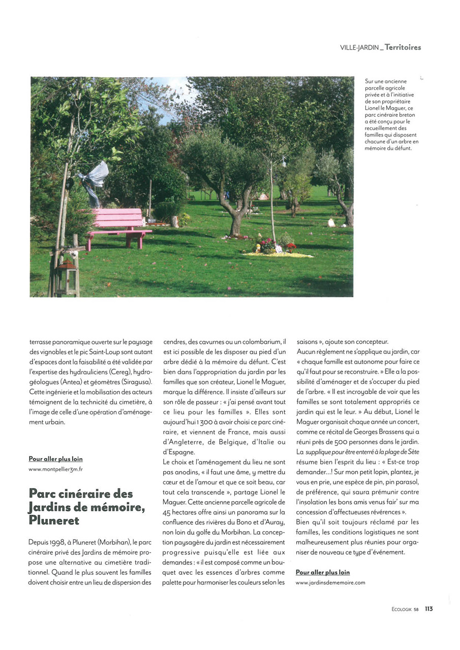 Traverses - Revue Ecologik n°58 - page 113